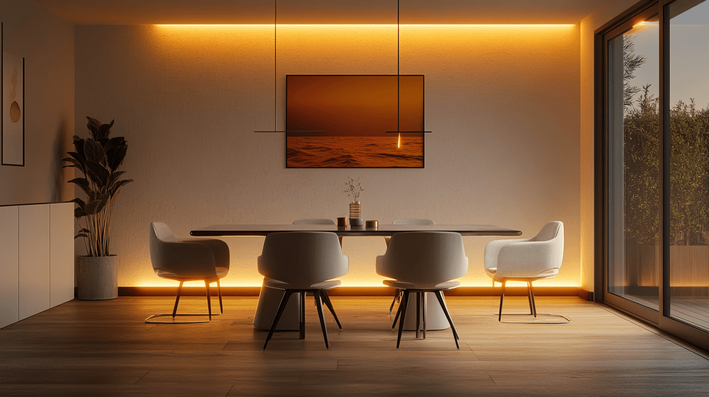Sala da pranzo con sedie di design: aggiungere accenti eleganti