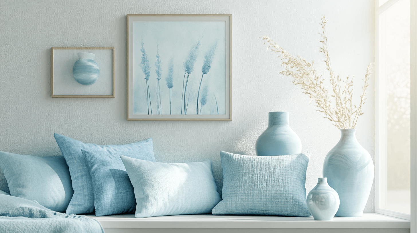 Decorazione in azzurro: accenti freschi per il tuo soggiorno