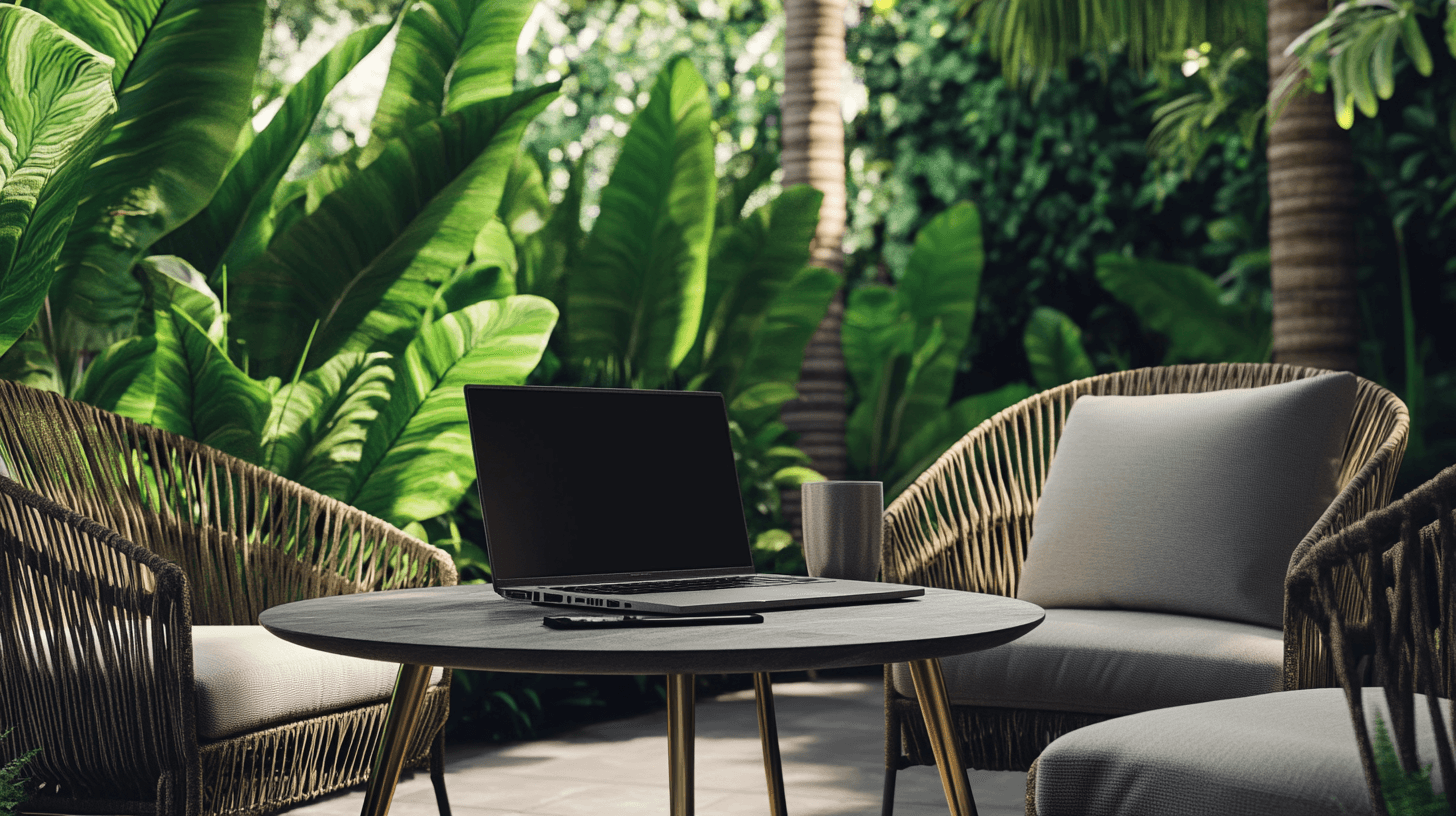Lavorare nel verde: Mobili da giardino per il tuo ufficio all'aperto