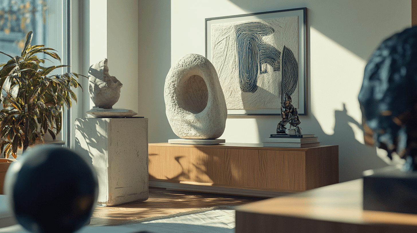 Posizionamento e cura di sculture e oggetti d'arte
