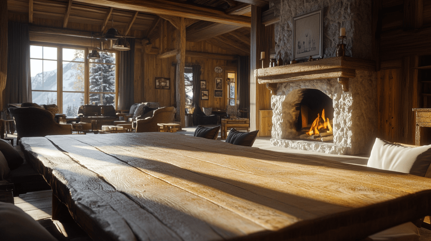 Mobili in stile chalet: rustici e funzionali
