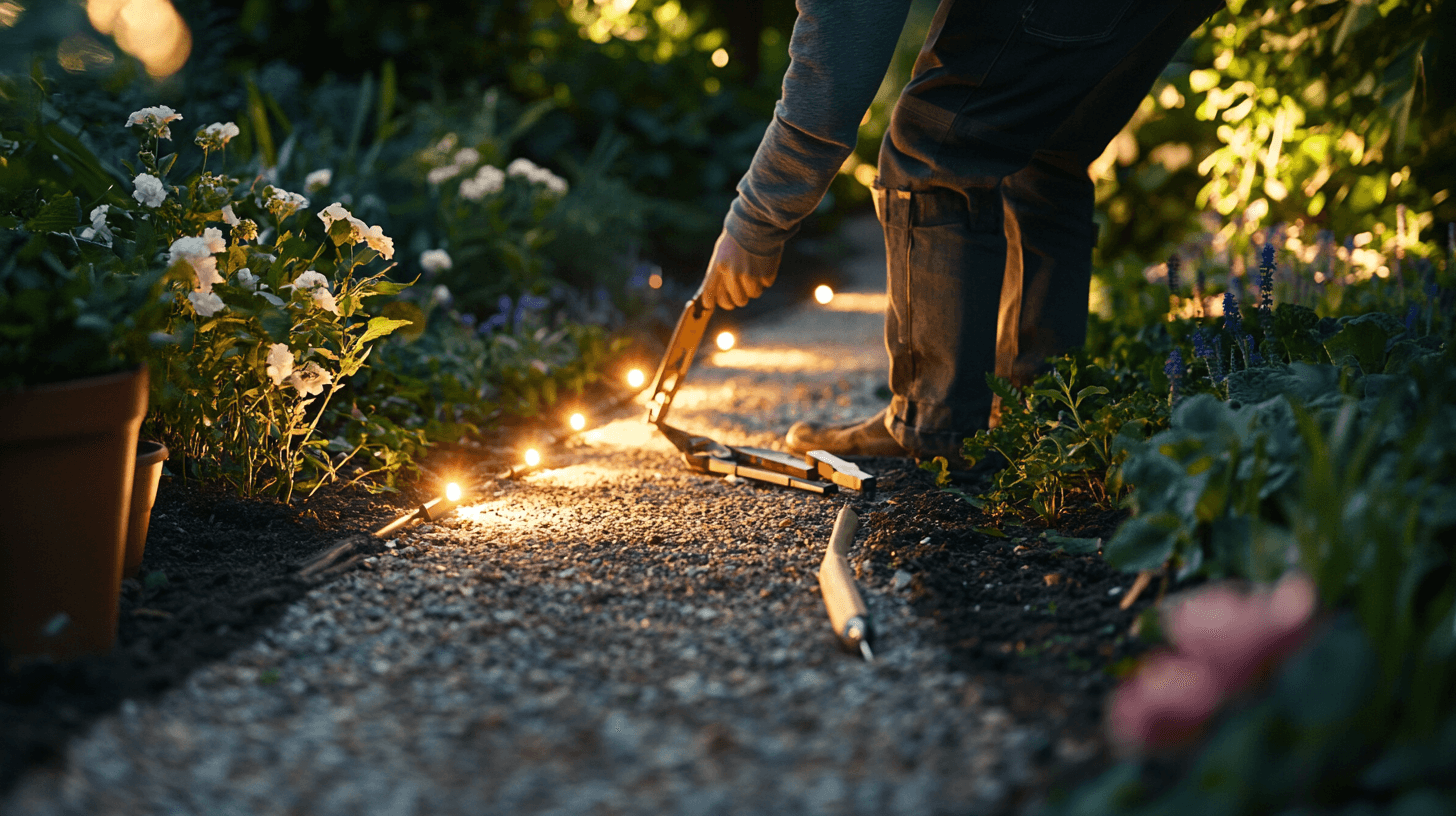 Suggerimenti per l'installazione dell'illuminazione del vialetto del giardino