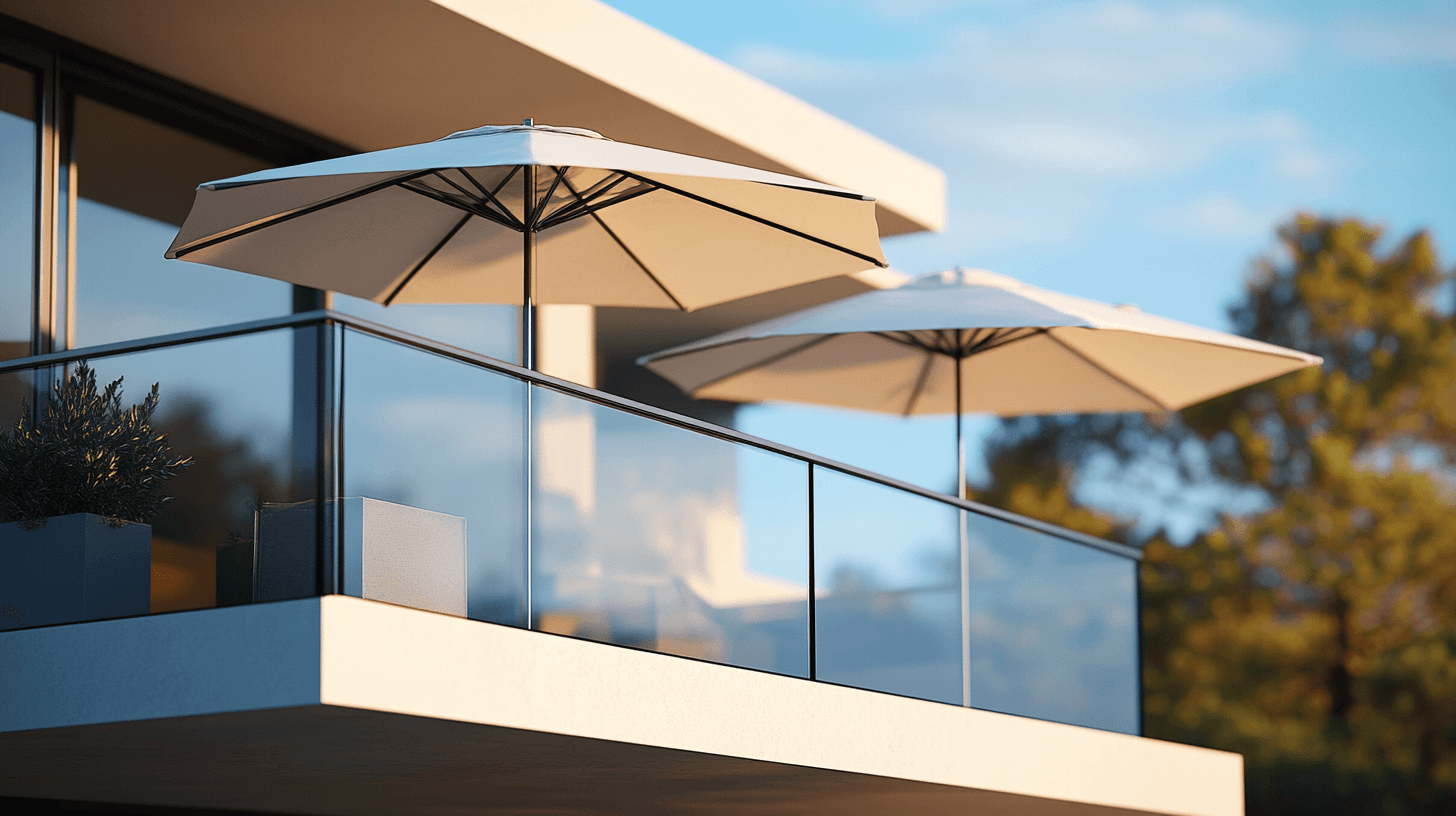 Ombrelloni: Protezione flessibile per ogni balcone