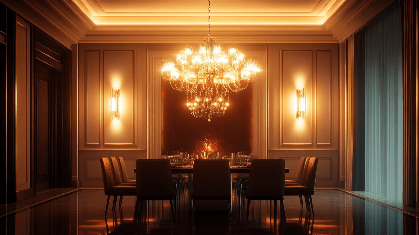 L'importanza della giusta illuminazione nella sala da pranzo