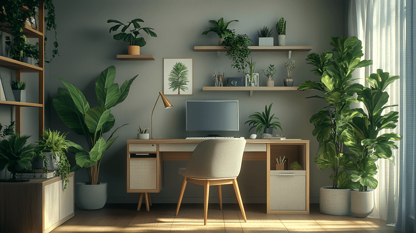Decorazione e accenti personali nell'home office