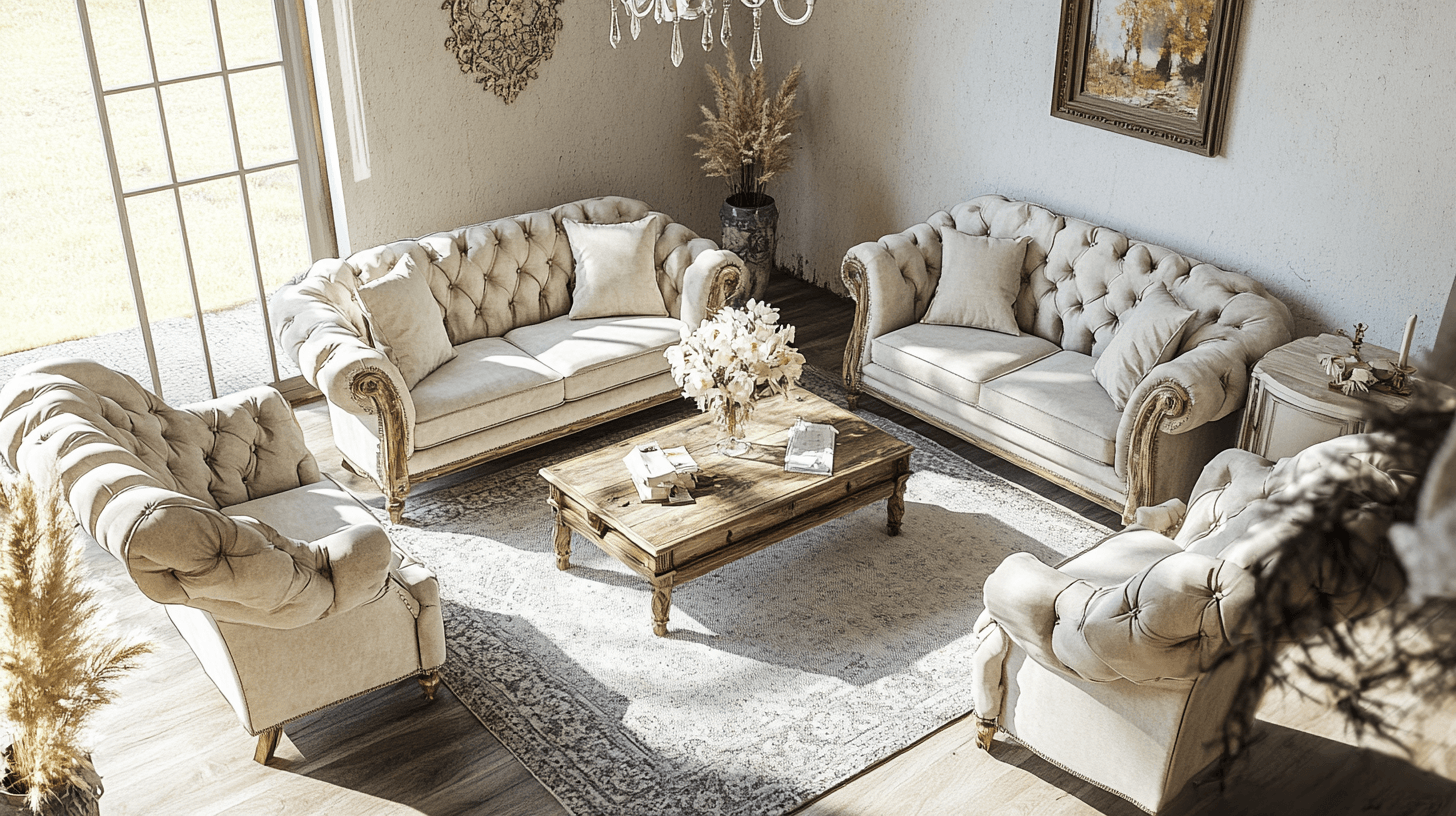 Mobili in stile Country Chic: Rustico incontra Eleganza