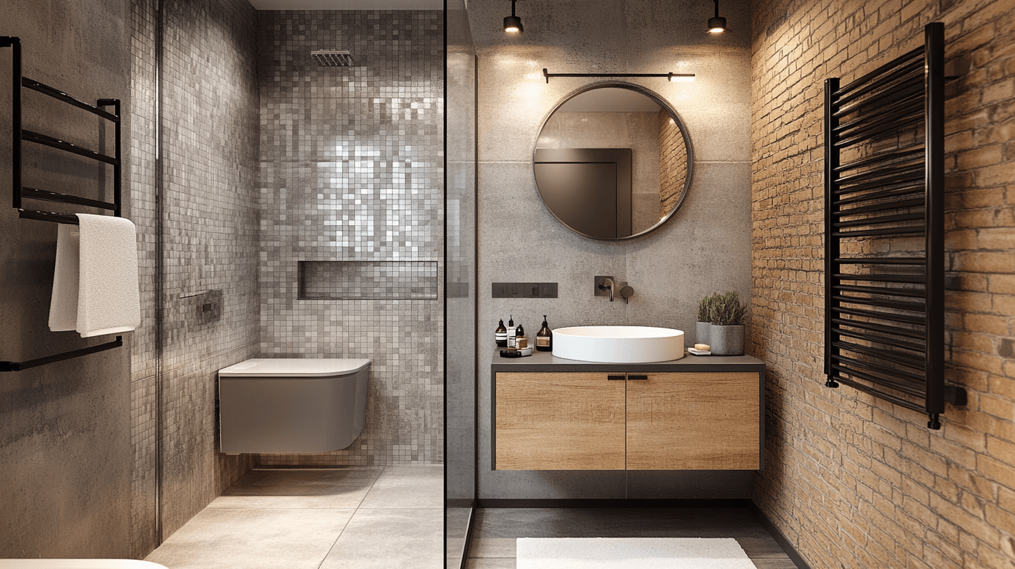 Bagno industriale: Il fascino dello stile loft