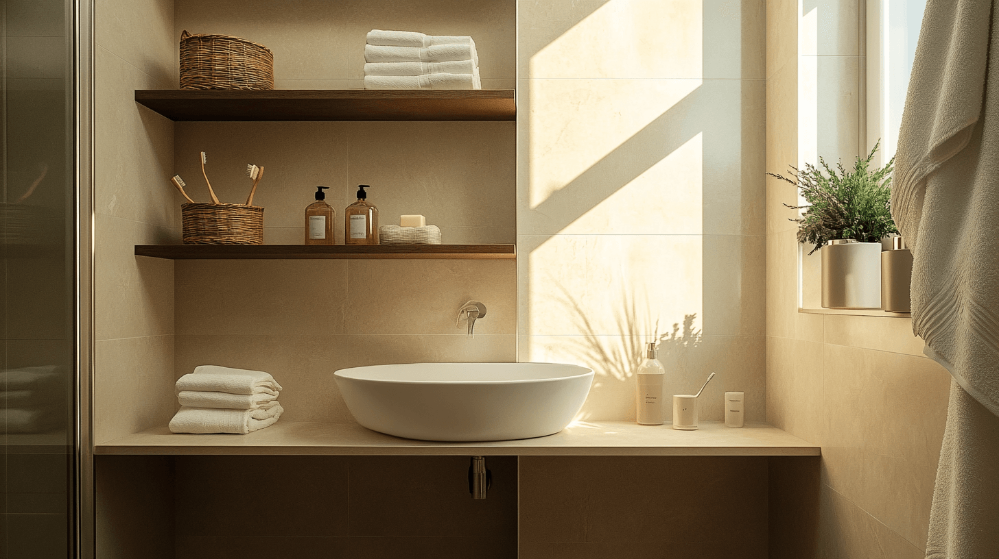 Scaffali da bagno: ordine ed eleganza