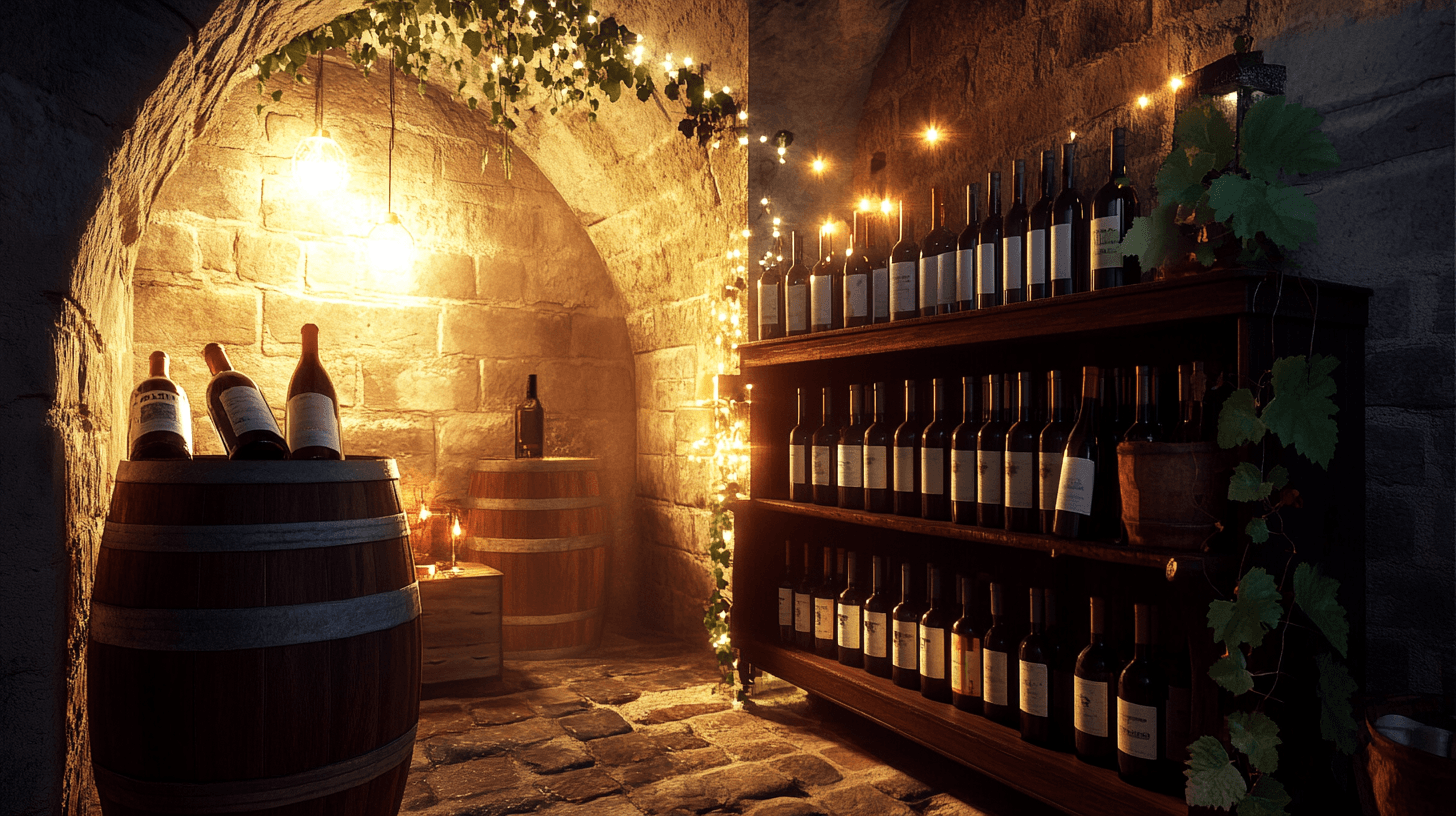 Concetti di illuminazione per la cantina