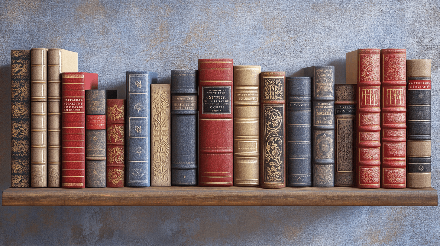 Usare i libri come elementi decorativi