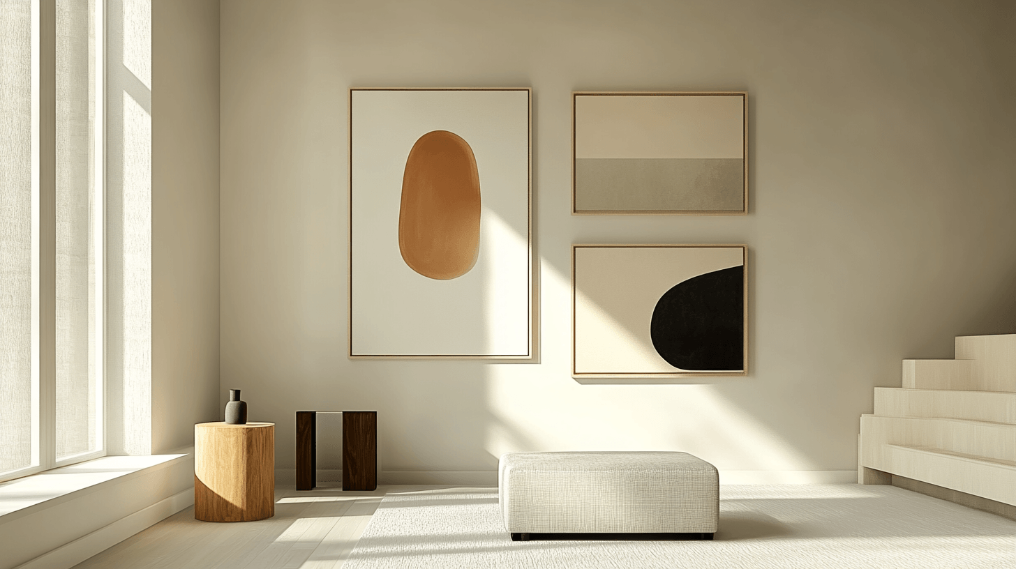 Decorazione murale minimalista: Pochi elementi, grande effetto