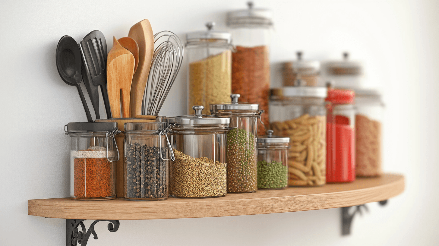Scaffali angolari in cucina: Aiutanti pratici per più ordine