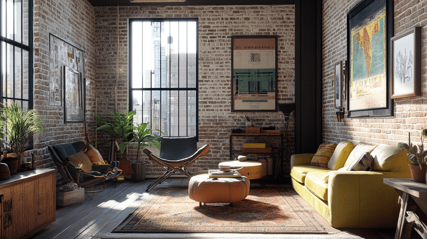 Idee abitative in stile Brooklyn: fascino urbano per la tua casa