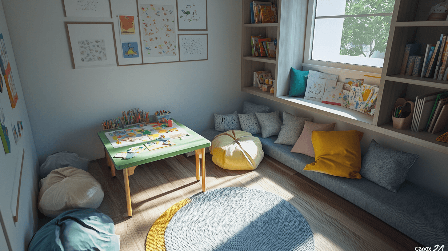 Creare aree di gioco e zone creative