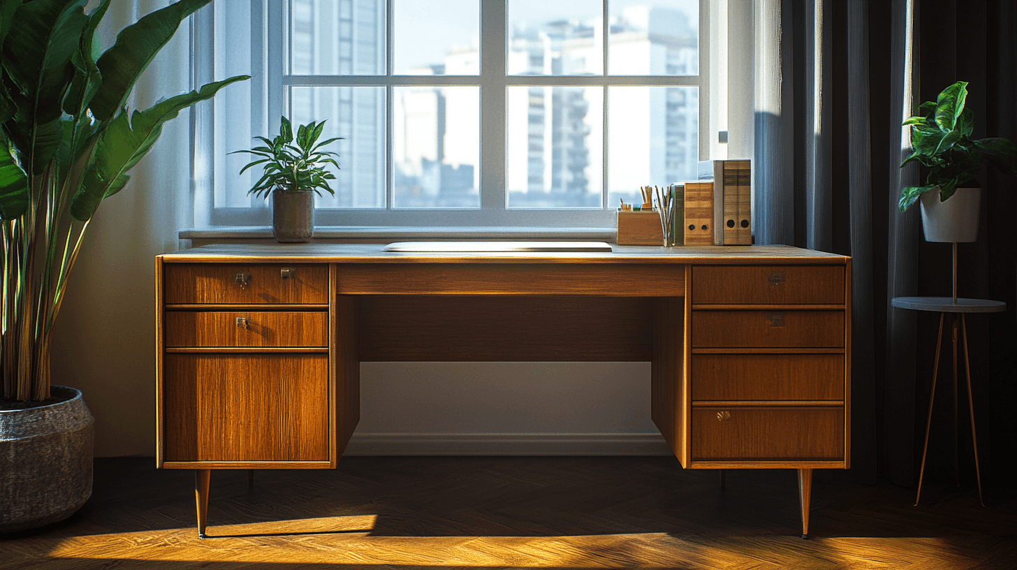 Scrivanie dal design vintage: la nostalgia incontra la funzionalità
