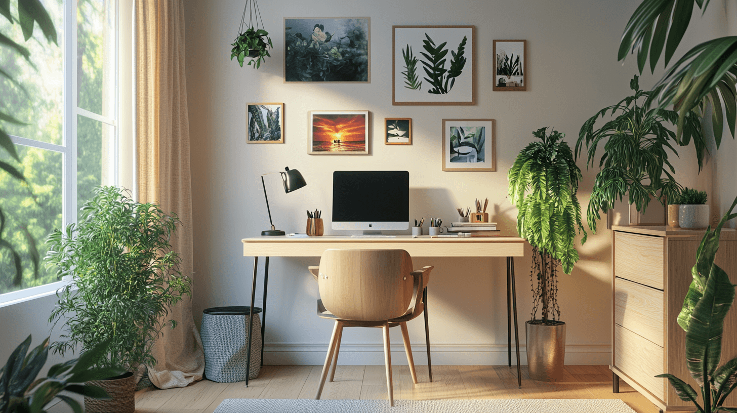 Decorazione e tocco personale nell'home office