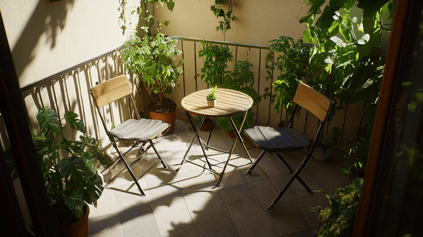 Mobili da esterno per il balcone: Flessibili e salvaspazio