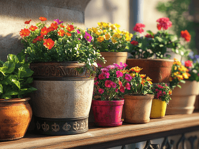 Vasi decorativi per balconi: idee per piccoli spazi