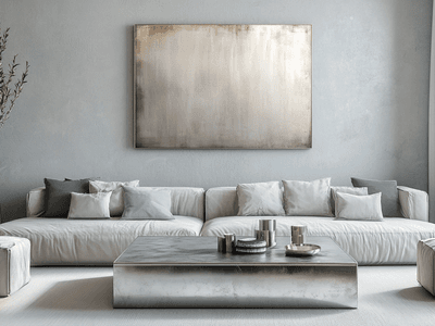 Zinco come elemento decorativo: Eleganza fredda nella stanza