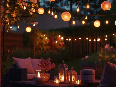 Illuminazione per feste all'aperto: Atmosfera perfetta per le celebrazioni